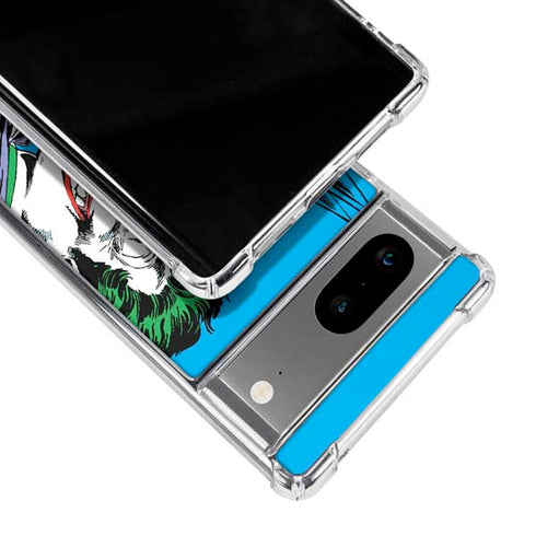 DC Comics The Joker vs Batman Vintage art Google Pixel 7a Clear Case